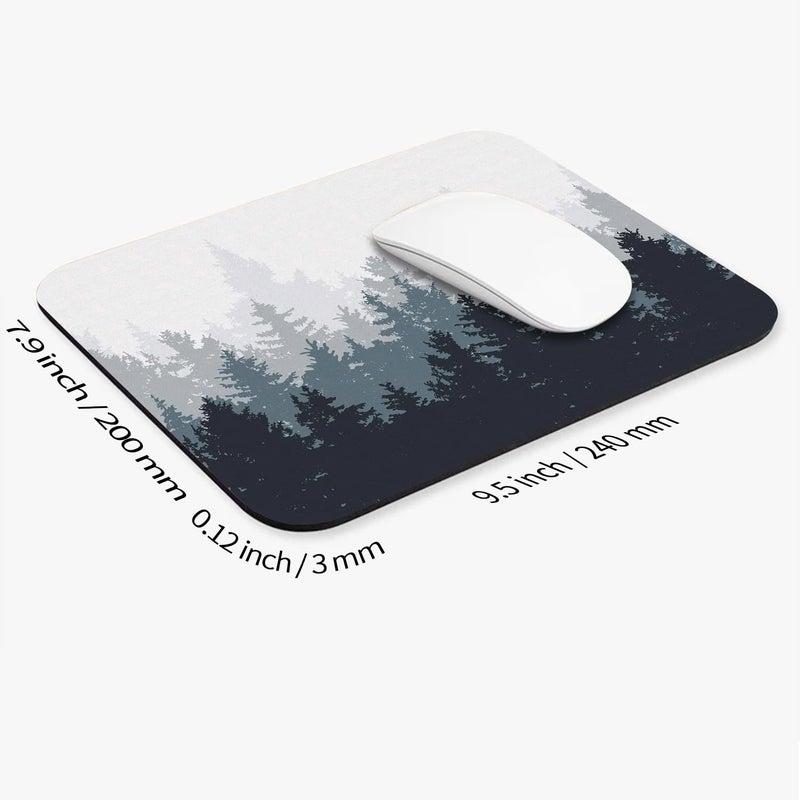 Armanza Square Mouse Pad Forest, Personalized Premium-Textured Custom Mouse Mat Design, Washable Mousepad Cloth, Non-Slip Rubber Base Computer Mouse Pads for Wireless Mouse - Image 2